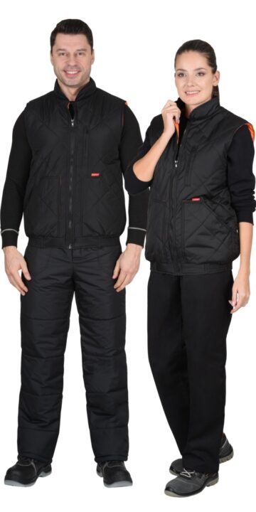 Жилет СИРИУС-ЕВРОПА утепленный чёрный