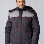 Куртка зимняя Фаворит NEW (тк.Балтекс,210), т.серый/серый