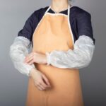 Нарукавники из спанбонда ламинированные 60гр (40х20), белый (20 шт)