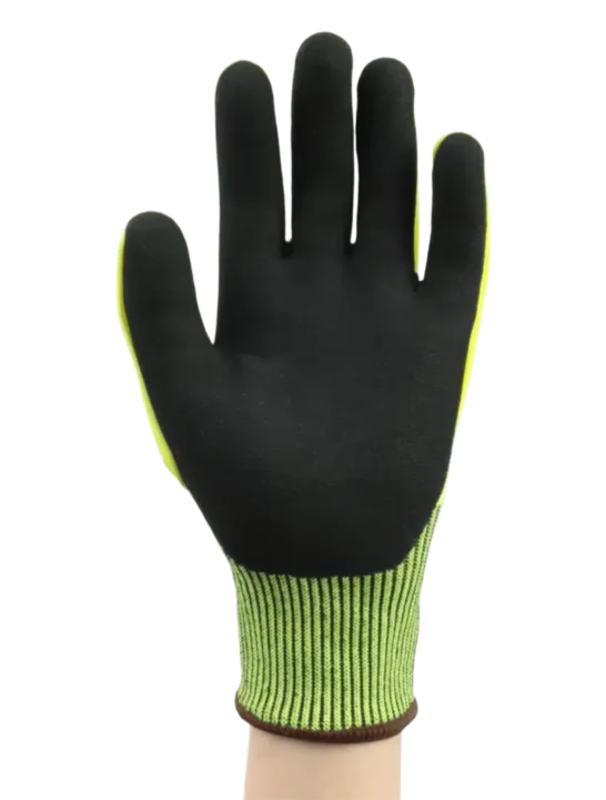 Перчатки рабочие Brodeks GC-22i, серый/черный/желтый (8)