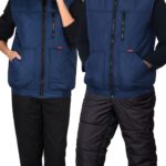 Жилет СИРИУС-ЕВРОПА утепленный тёмно-синий с флисовой подкладкой