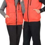 Жилет СИРИУС-ЕВРОПА утепленныйкрасный с флисовой подкладкой