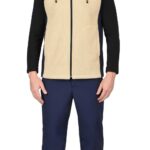 Жилет СИРИУС-ТЕХНО (флис дублированный) бежевый с синим