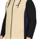 Жилет СИРИУС-ТЕХНО (флис дублированный) бежевый с синим