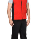 Жилет СИРИУС-ТЕХНО (флис дублированный) красный с черным