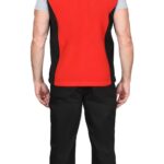 Жилет СИРИУС-ТЕХНО (флис дублированный) красный с черным