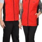 Жилет СИРИУС-ТЕХНО (флис дублированный) красный с черным