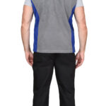 Жилет СИРИУС-ТЕХНО (флис дублированный) серый с васильковым