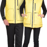 Жилет СИРИУС-ЕВРОПА удлиненный (на подкладке флис синий) желтый