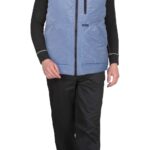 Жилет СИРИУС-ЕВРОПА удлиненный, Скай блю (на подкладке флис голубой)