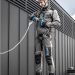 HOEGERT TAUBER Брюки рабочие 4-way stretch, темно-серые