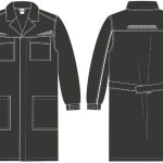 Халат ProfLineSpecialist (тк.Смесовая,240), черный