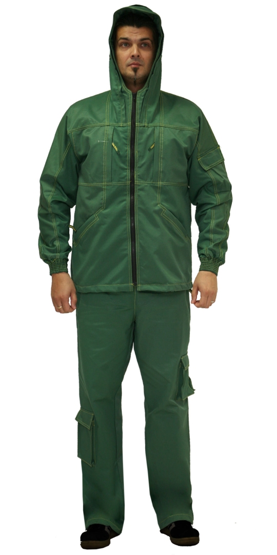 Костюм «СИРИУС-Грибник»: куртка, брюки зеленый (распродажа)
