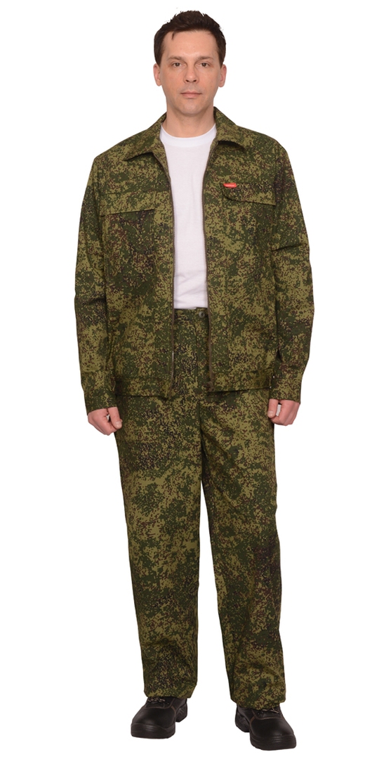 Костюм «СИРИУС-Рысь» куртка, брюки (тк. Рип-стоп 210) КМФ Цифра зеленая