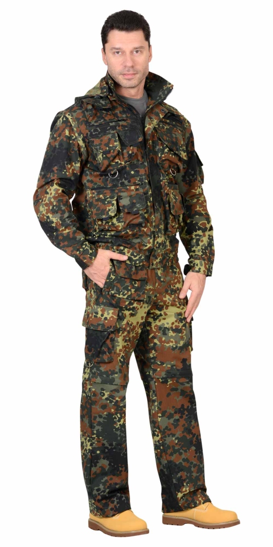 Костюм «СИРИУС-Тигр» куртка, брюки (тк. Рип-стоп 210) КМФ Флектарн
